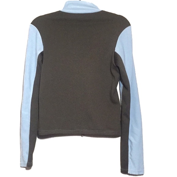 Nike Sphere Blue Brown 3/4 Zip up Sweater - Picture 9 of 11